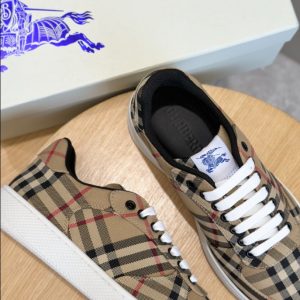 Burberry Rangleton Check Birch Light Brown Sneaker Reps 2