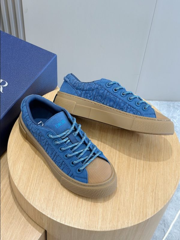 Dior x Stone Island Limited Edition Blue Sneaker Reps 2