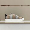 Burberry Vintage Check Leather Black Brown Sneaker Reps