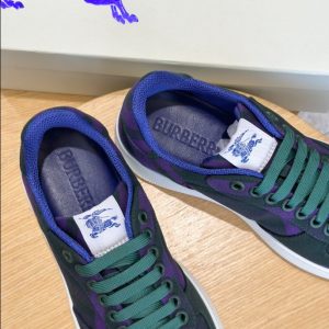 Burberry Navy Purple Mid Sneaker Reps 3