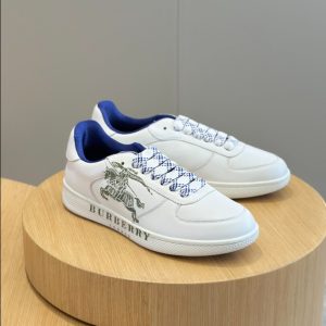 Burberry White Oliver Green Low Sneaker Reps