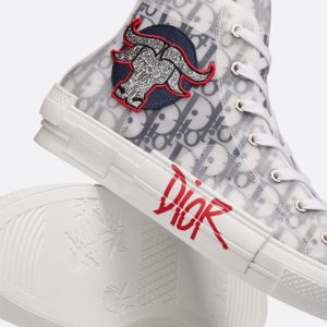 Dior Shawn Stussy x B23 High 'Ox Head Embroidery Patch' Sneaker Reps 4