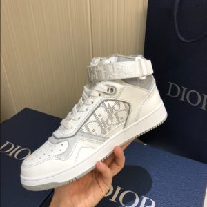 Dior B27 High ‘Dior Oblique Galaxy White’ Sneaker Reps 4