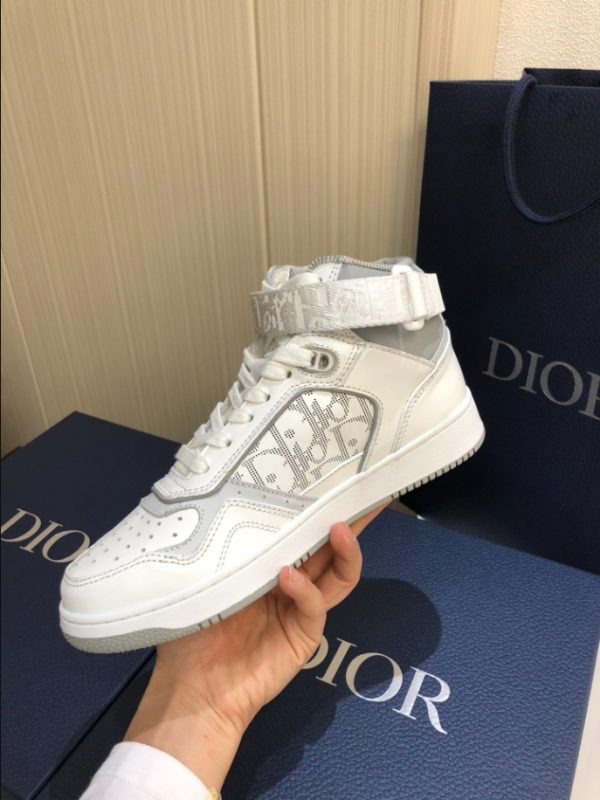 Dior B27 High ‘Dior Oblique Galaxy White’ Sneaker Reps 4