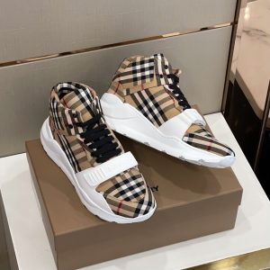 Burberry Vintage Check High-Top Sneaker Reps 6