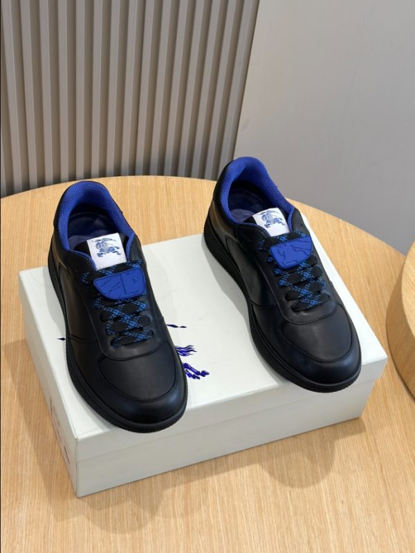 Burberry Black Navy Mid Sneaker Reps 5