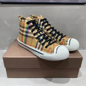 Burberry Rainbow Print High Top Sneaker Reps 6