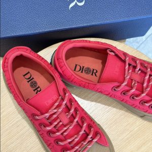 Dior x Stone Island Limited Edition Red Sneaker Reps 5