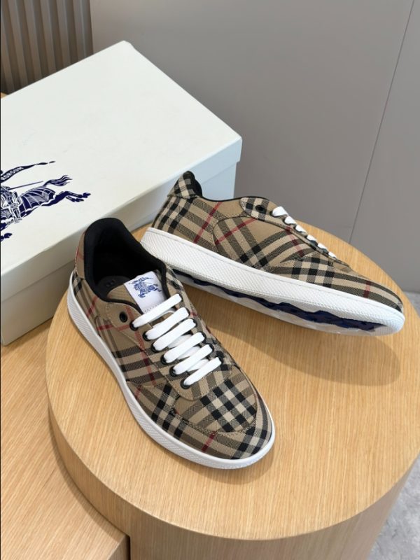 Burberry Rangleton Check Birch Light Brown Sneaker Reps 6