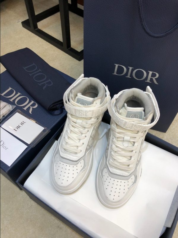 Dior B27 High ‘Dior Oblique Galaxy White’ Sneaker Reps 5